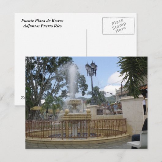 Fuente de Adjuntas ポストカード (正面/裏面)