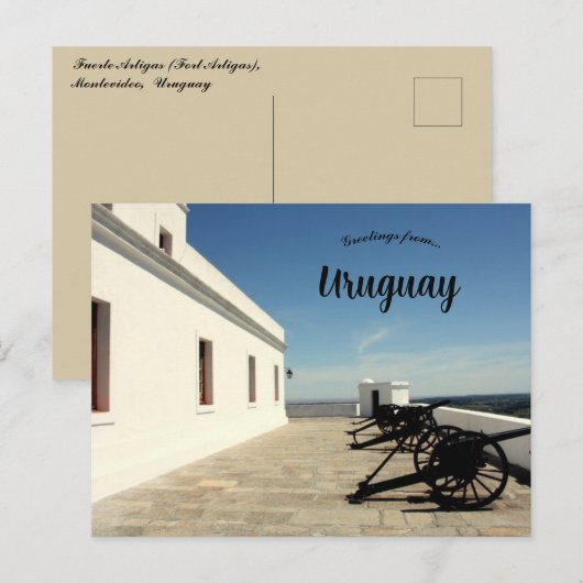 Fuerte Artigas Montevideo Uruguay ポストカード (正面/裏面)