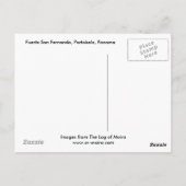 Fuerte San Fernando、Portobelo、パナマ ポストカード (裏面)