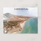 Fuerteventuraスペインカナリア諸島ヴィンテージ旅行 ポストカード (正面)