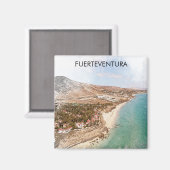 Fuerteventuraスペインカナリア諸島ヴィンテージ旅行 マグネット (正面/裏面)