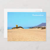 Fuerteventuraビーチ – はがき (正面/裏面)