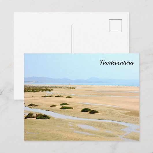 Fuerteventuraビーチ – はがき (正面/裏面)