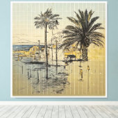 Fuerteventura，カナリア諸島，海辺 キャンバスプリント (インサイチュ (ウッドフロア))