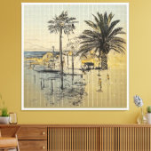 Fuerteventura，カナリア諸島，海辺 キャンバスプリント (インサイチュ (リビング))