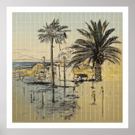 Fuerteventura，カナリア諸島，海辺 ポスター