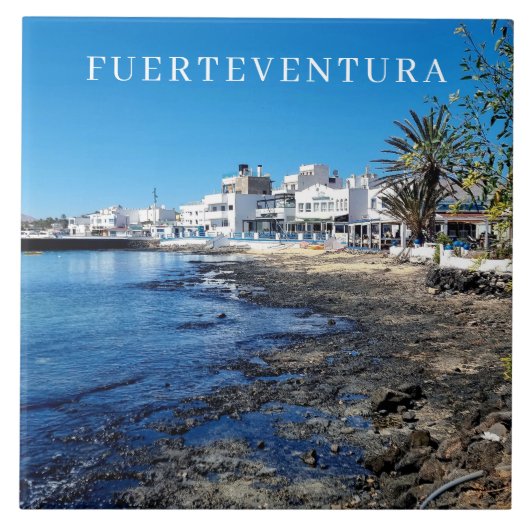 Fuerteventura Coralejoビューのセラミックタイル タイル (正面)