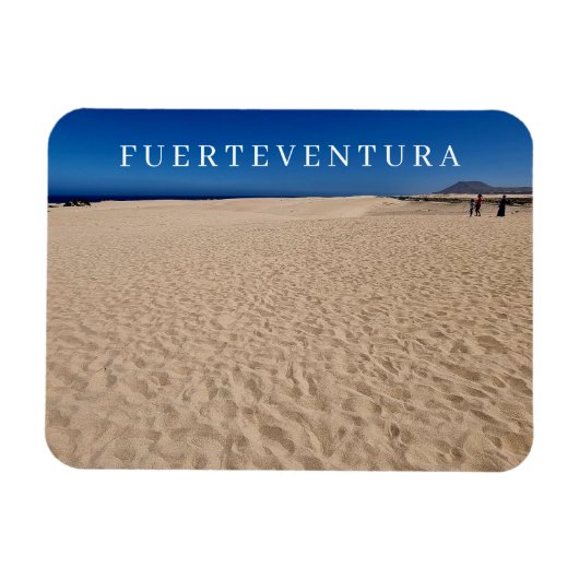 Fuerteventura Coralejo砂丘ビュー磁石 マグネット (横)