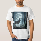 Fuerza Ancestral: Lobo y Nudo Celta Tシャツ (正面)