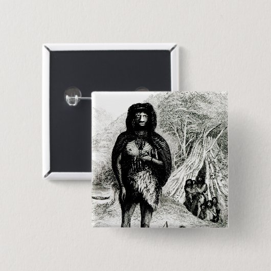 Fugianの人 缶バッジ (正面&裏面)