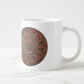 Fugioのセントの心あなたのビジネス前部および背部 ジャンボコーヒーマグカップ (右)