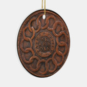 Fugioのセントの心あなたのビジネス銅のペニー セラミックオーナメント (右)