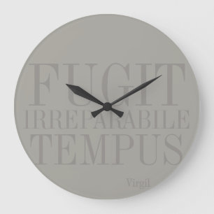 Fugit Irreparabile Tempusの時計 ラージ壁時計