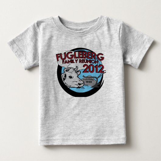 Fuglebergの家族会2012年 ベビーTシャツ (正面)