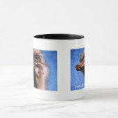 Fugleyのマグを感じているだちょう マグカップ (中央)