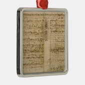 「Fugueの芸術のスコアからのページ メタルオーナメント (右)