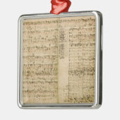 「Fugueの芸術のスコアからのページ メタルオーナメント (左)