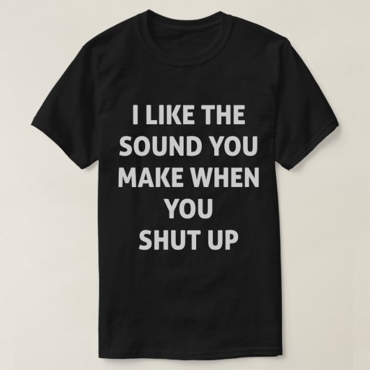 Fuinnyストップ黙っおもしろいたTee Tシャツ (デザイン正面)
