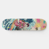Fuji ＆Wave Skateboard Art – Japanese Spirit & Art スケートボード (横)