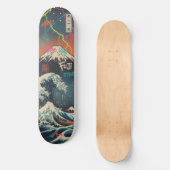 Fuji ＆Wave　Skateboard Art – Japanese Spirit & Art スケートボード (正面)
