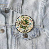 Fujin Japanese Wind God Yokai Pin Button 缶バッジ (インサイチュ)