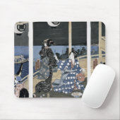 Fukagawa上の秋の月 マウスパッド (マウス)