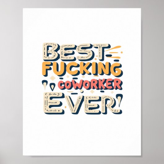 Fuking最高の Co-worker Ever、Co-worker Giftクラシック ポスター (正面)