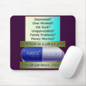 Fukitolの仕事は、心配を働かせるに吸いません、 マウスパッド (マウス)