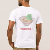 fukuoka ROID in japanese noodle Tシャツ (裏面)