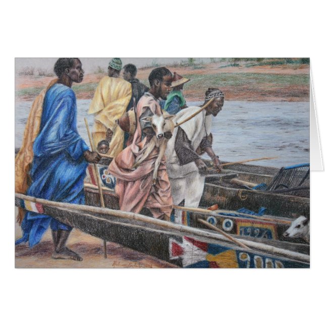 Fulaniの牛牧夫 (正面横)