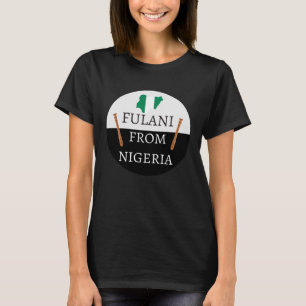 Fulani From Nigeria – 文化、イスラム、フルベフラ Tシャツ