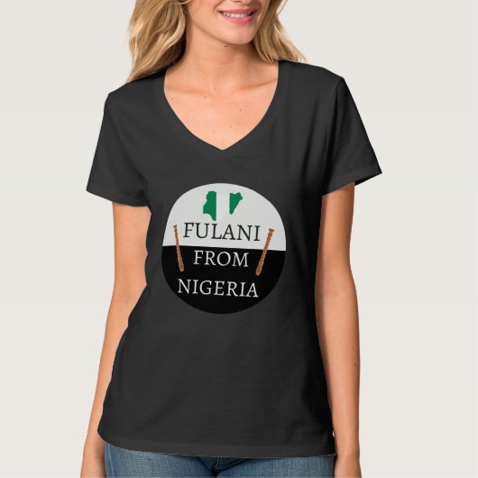 Fulani From Nigeria Culture, Islamic, Fulbe Fula Tシャツ (正面)