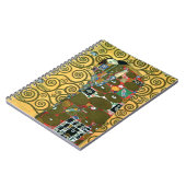 Fulfillment aka The Embrace by Gustav Klimt ノートブック (左側)