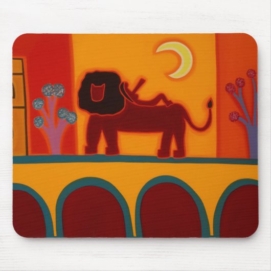 Fulhamのブロードウェイ2008年からのライオン マウスパッド (正面)