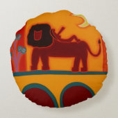 Fulhamのブロードウェイ2008年からのライオン ラウンドクッション (裏面)