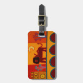 Fulhamのブロードウェイ2008年からのライオン ラゲッジタグ (正面縦)