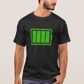 Full Battery Funny Glitter Tシャツ (正面)
