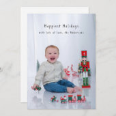 Full Bleed Minimal Photocard Simple Holiday  シーズンカード (正面/裏面)