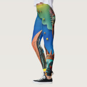 full color 3D レギンス (左)