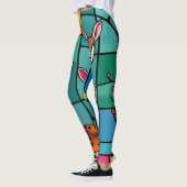 full color 3D レギンス (左)