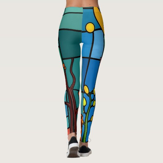 full color 3D レギンス (裏面)