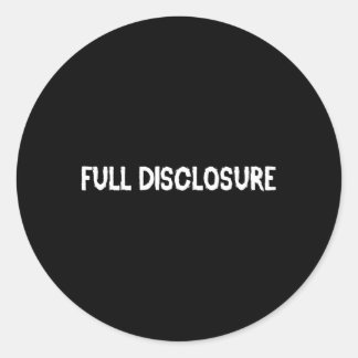 Full Disclosure Lawyer用語弁護士条件 ラウンドシール