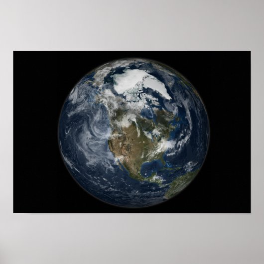 Full Earth showing North America 3 ポスター (正面)