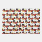 Full English Breakfast UK British Food Cuisine キッチンタオル (横)