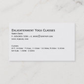 Full Lotus (悟った) /夜空 名刺 (裏面)