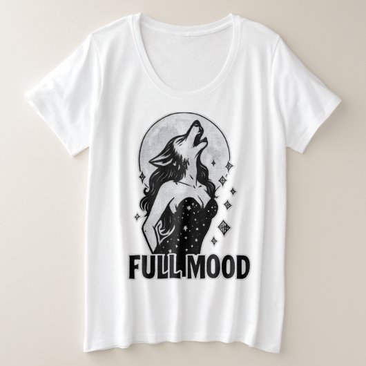 Full Mood プラスサイズTシャツ (デザイン正面)