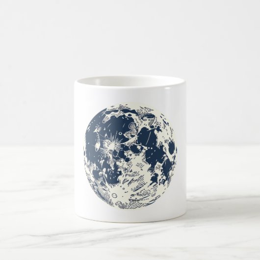 Full Moon コーヒーマグカップ (中央)