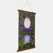 Full Moon 吊り下げ型タペストリー (傾斜あり)