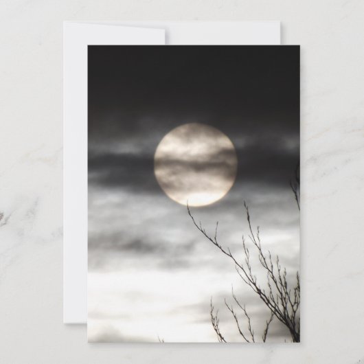 full moon 招待状 (正面)