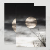 full moon 招待状 (正面/裏面)